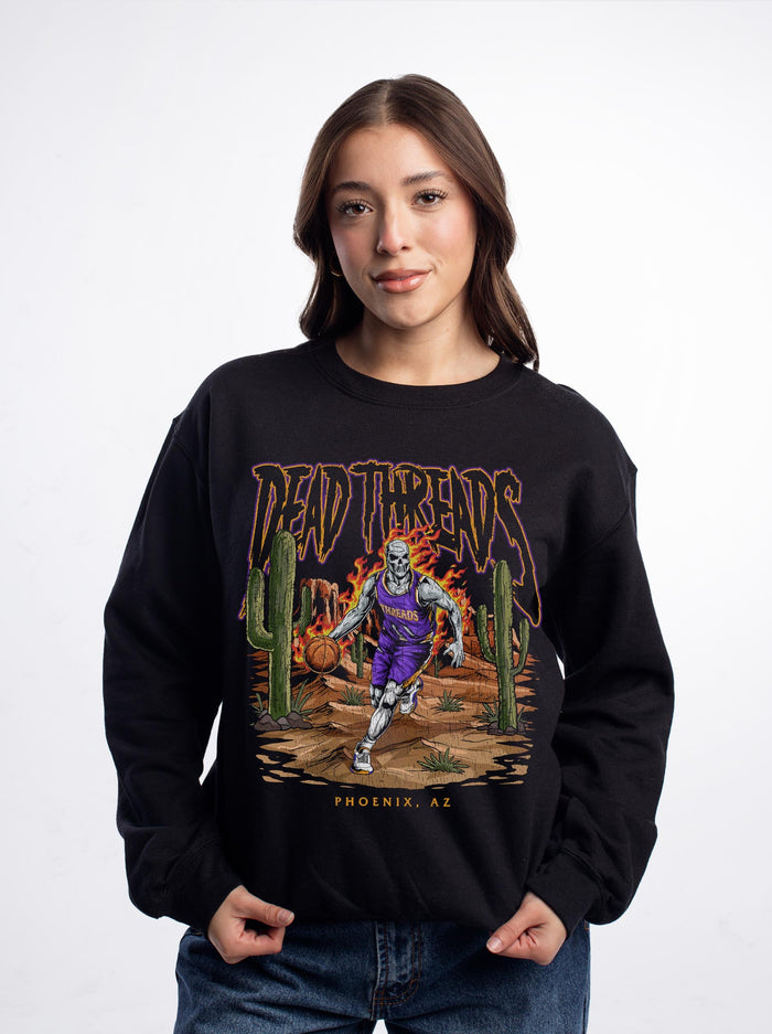 PHOENIX BASKETBALL - CREWNECK SWEATSHIRT – Sweatshirt – Dead Threads Apparel