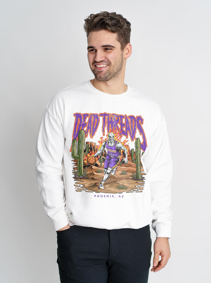 PHOENIX BASKETBALL - CREWNECK SWEATSHIRT – Sweatshirt – Dead Threads Apparel
