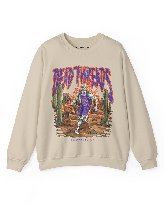 PHOENIX BASKETBALL - CREWNECK SWEATSHIRT – Sweatshirt – Dead Threads Apparel