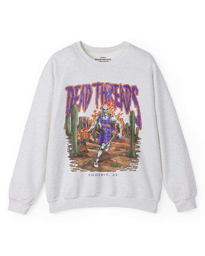 PHOENIX BASKETBALL - CREWNECK SWEATSHIRT – Sweatshirt – Dead Threads Apparel