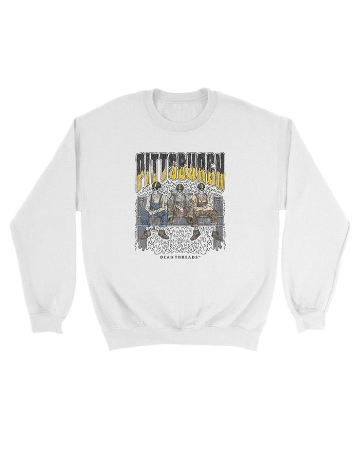 PITTSBURGH FOOTBALL v1 KIDS CREWNECK SWEATSHIRT – Kids clothes – Dead Threads Apparel