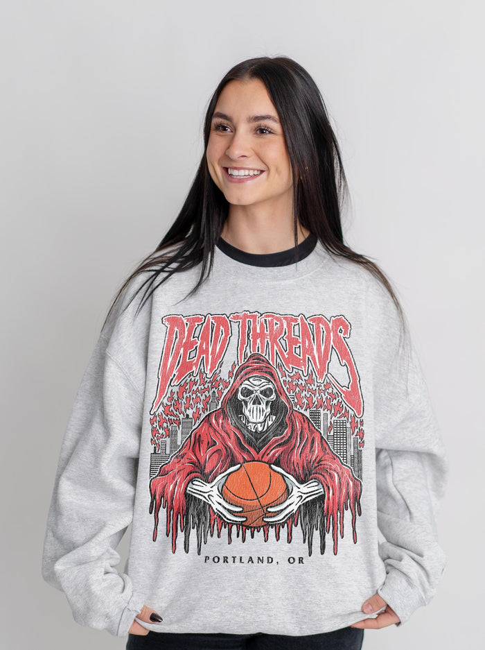PORTLAND BASKETBALL - CREWNECK SWEATSHIRT – Sweatshirt – Dead Threads Apparel