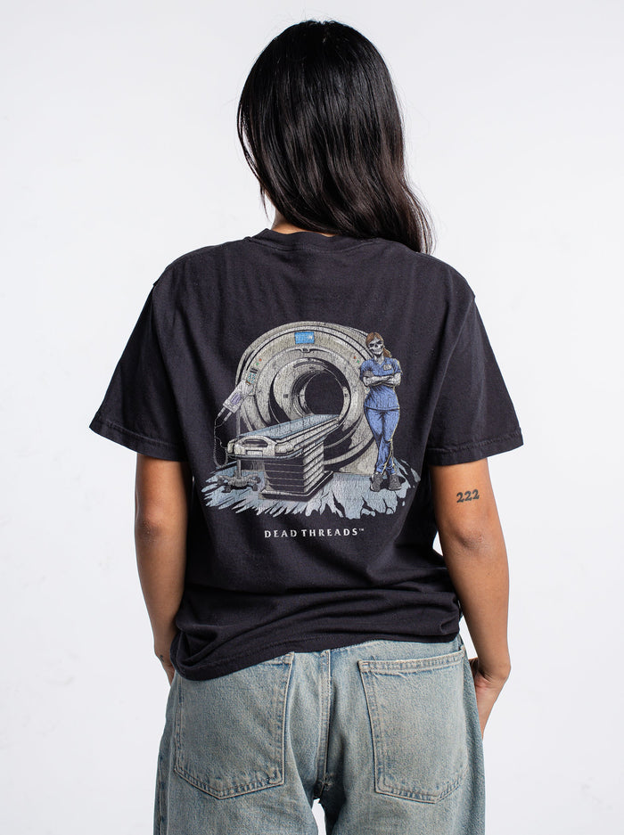 RADIATION REAPER (CT, MALE) - “DT ESSENTIAL" PREMIUM T - SHIRT – T-Shirt – Dead Threads Apparel