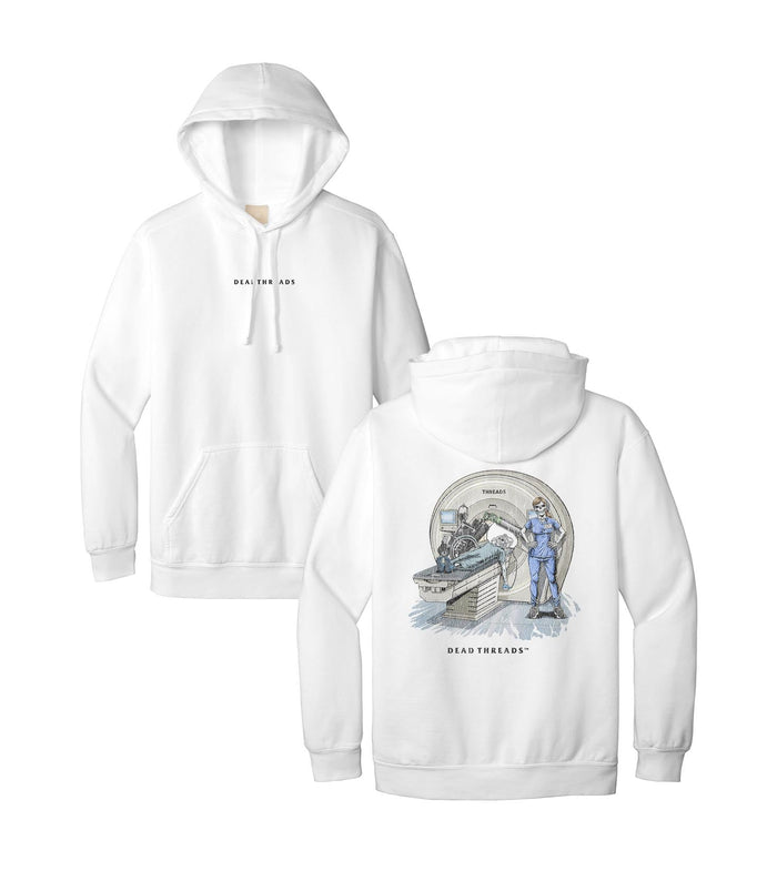 RADIATION REAPER (MRI, FEMALE) - “DT ESSENTIAL" HOODIE – Hoodie – Dead Threads Apparel