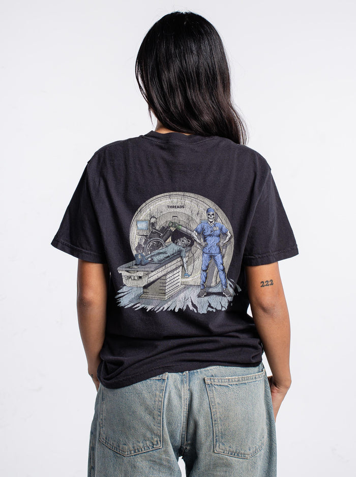 RADIATION REAPER (MRI, MALE) - “DT ESSENTIAL" PREMIUM T - SHIRT – T-Shirt – Dead Threads Apparel