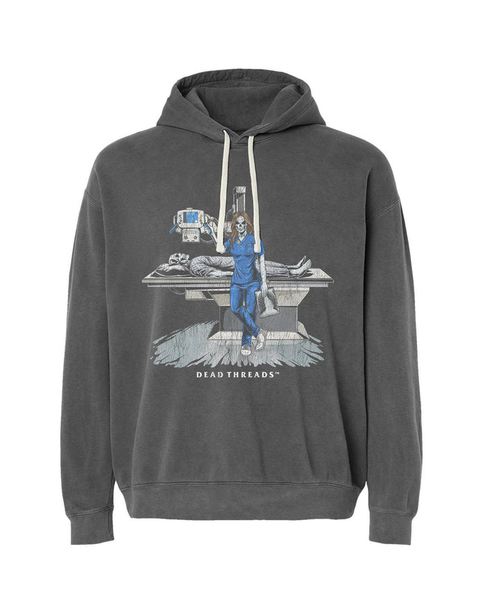 RADIATION REAPER (X - RAY, FEMALE) - LIGHTWEIGHT HOODIE – Hoodie – Dead Threads Apparel