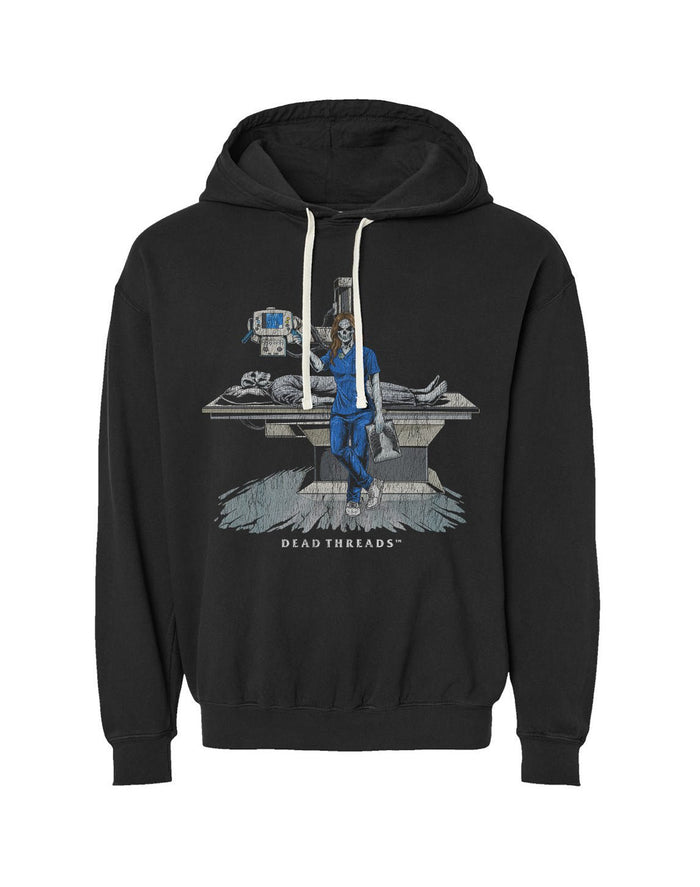RADIATION REAPER (X - RAY, FEMALE) - LIGHTWEIGHT HOODIE – Hoodie – Dead Threads Apparel