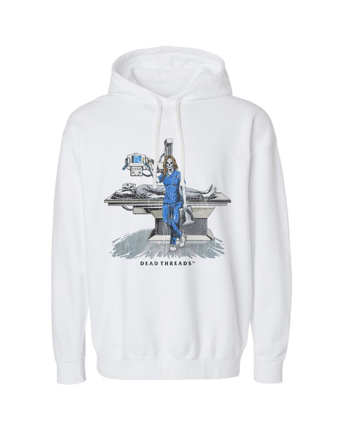 RADIATION REAPER (X - RAY, FEMALE) - LIGHTWEIGHT HOODIE – Hoodie – Dead Threads Apparel
