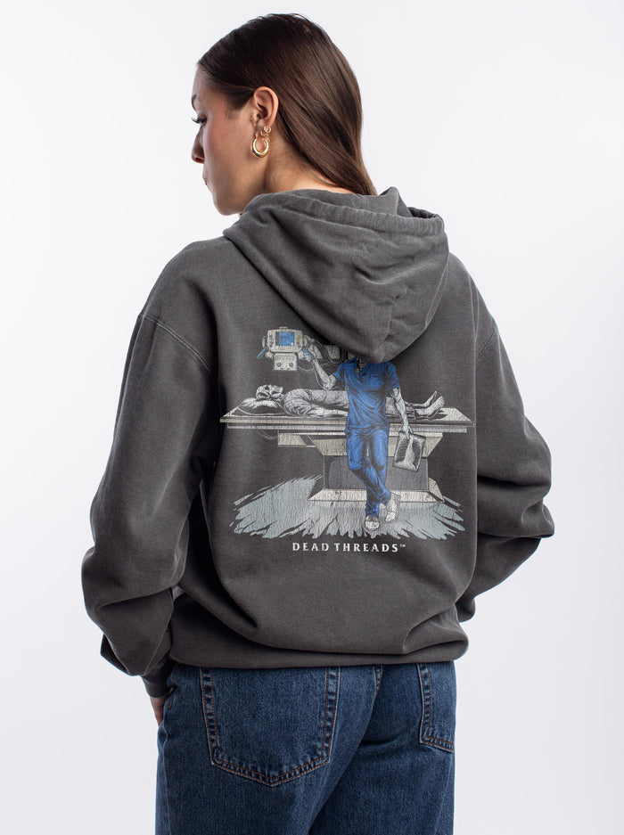 RADIATION REAPER (X - RAY, MALE) - “DT ESSENTIAL" HOODIE – Hoodie – Dead Threads Apparel