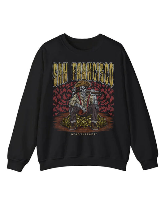 SAN FRANCISCO FOOTBALL CREWNECK SWEATSHIRT – Sweatshirt – Dead Threads Apparel