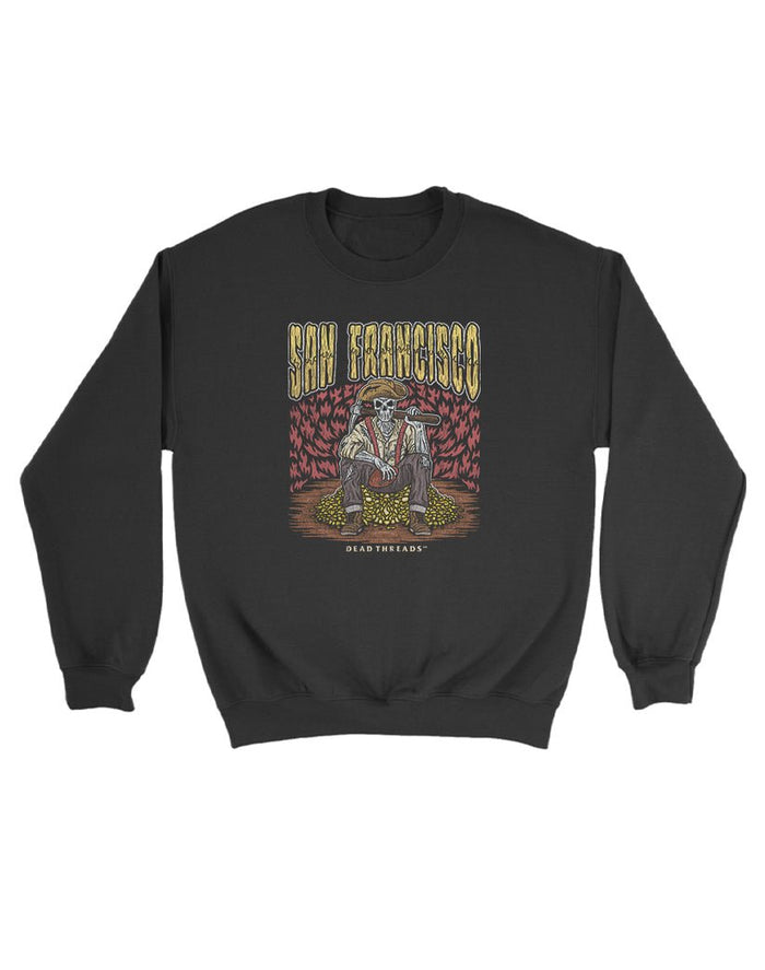 SAN FRANCISCO FOOTBALL v1 KIDS CREWNECK SWEATSHIRT – Kids clothes – Dead Threads Apparel