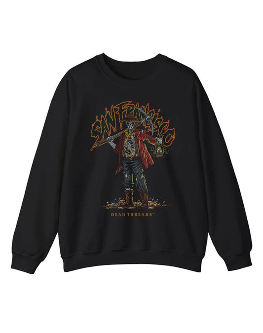 SAN FRANCISCO FOOTBALL v2 CREWNECK SWEATSHIRT – Sweatshirt – Dead Threads Apparel