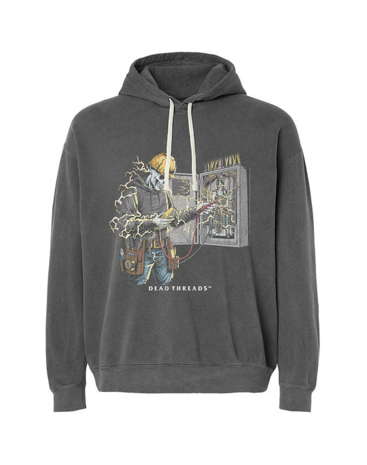 SKELETAL SPARKY v2 - LIGHTWEIGHT HOODIE – Lightweight – Dead Threads Apparel