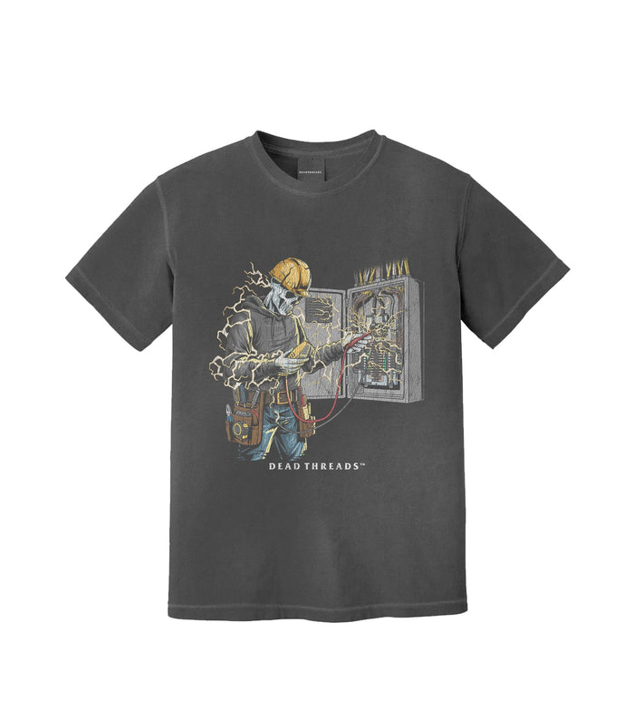 SKELETAL SPARKY v2 – T-Shirt – Dead Threads Apparel
