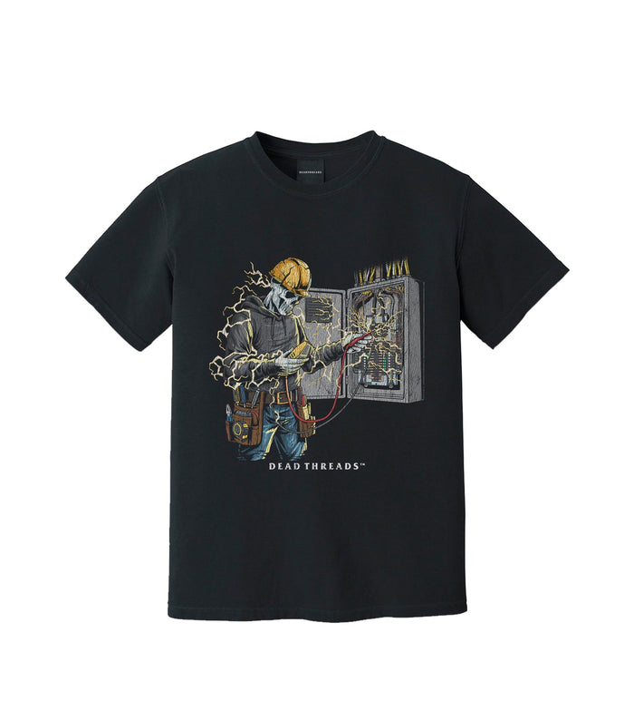 SKELETAL SPARKY v2 – T-Shirt – Dead Threads Apparel