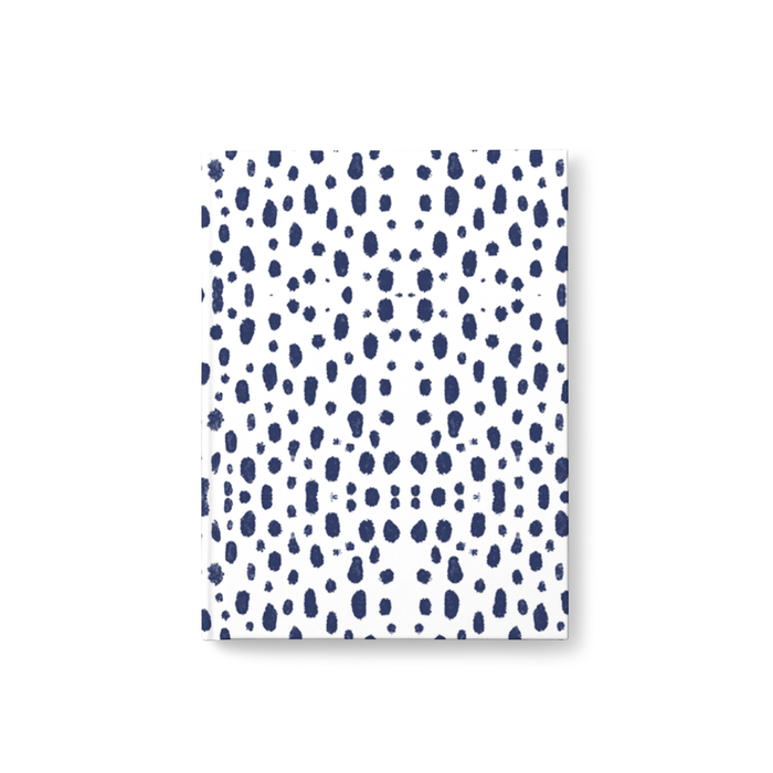 Spots on Spots Navy Notebook