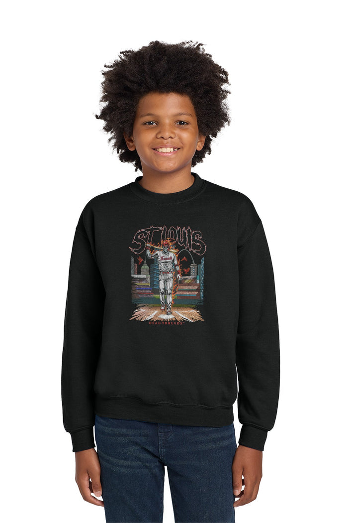 ST. LOUIS BASEBALL KIDS CREWNECK SWEATSHIRT – Kids clothes – Dead Threads Apparel
