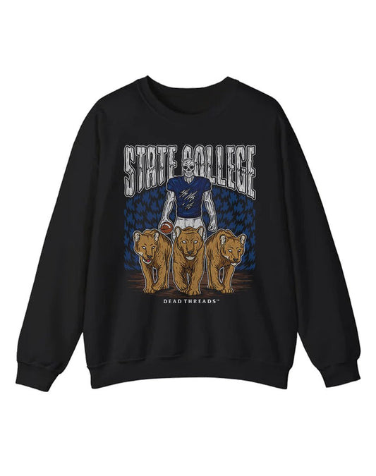 STATE COLLEGE FOOTBALL CREWNECK SWEATSHIRT – Sweatshirt – Dead Threads Apparel