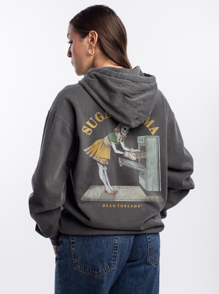 SUGAR MAMA - “DT ESSENTIAL" HOODIE - skeleton skull t-shirt — Dead Threads Apparel