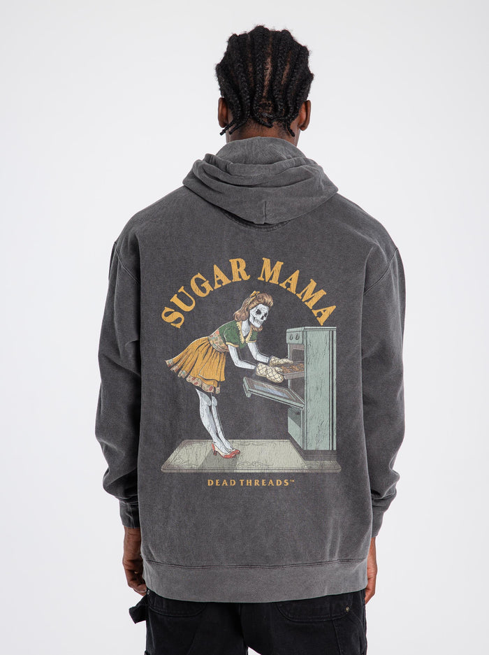 SUGAR MAMA - “DT ESSENTIAL" HOODIE - skeleton skull t-shirt — Dead Threads Apparel