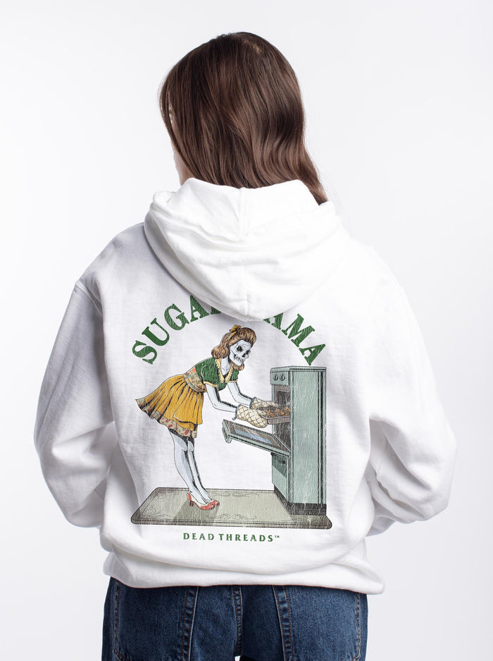 SUGAR MAMA - “DT ESSENTIAL" HOODIE - skeleton skull t-shirt — Dead Threads Apparel