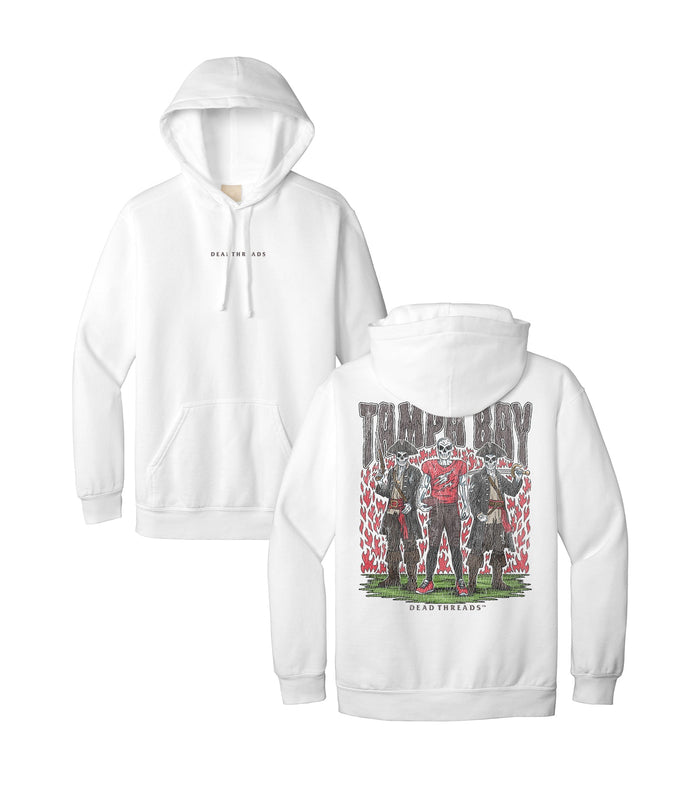 TAMPA BAY FOOTBALL v2 - “DT ESSENTIAL" HOODIE – Hoodie – Dead Threads Apparel