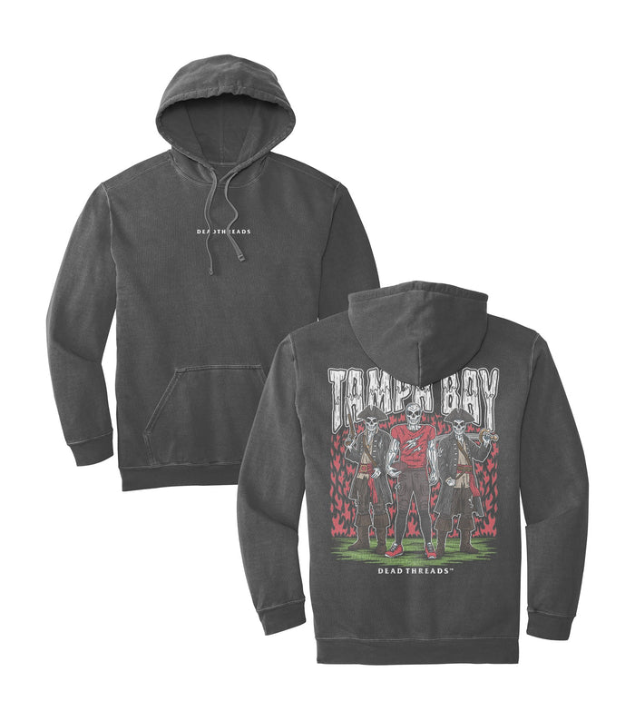 TAMPA BAY FOOTBALL v2 - “DT ESSENTIAL" HOODIE – Hoodie – Dead Threads Apparel