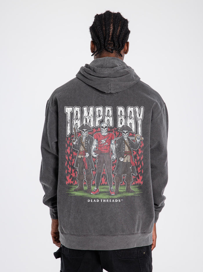 TAMPA BAY FOOTBALL v2 - “DT ESSENTIAL" HOODIE – Hoodie – Dead Threads Apparel