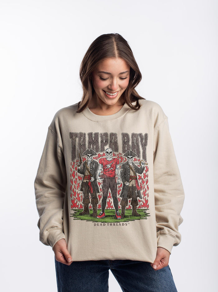 TAMPA BAY FOOTBALL v2 CREWNECK SWEATSHIRT – Sweatshirt – Dead Threads Apparel