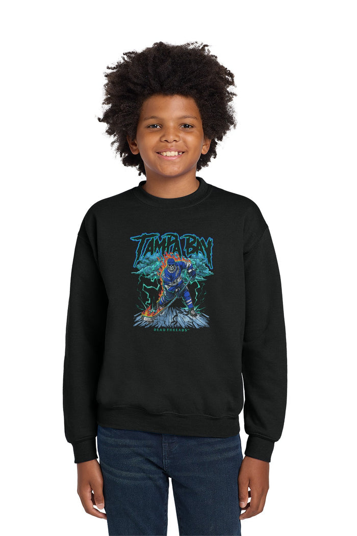 TAMPA BAY HOCKEY KIDS CREWNECK SWEATSHIRT – Kids clothes – Dead Threads Apparel