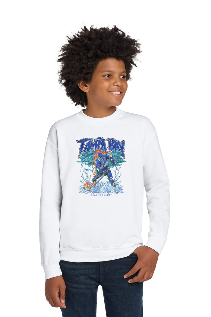 TAMPA BAY HOCKEY KIDS CREWNECK SWEATSHIRT – Kids clothes – Dead Threads Apparel