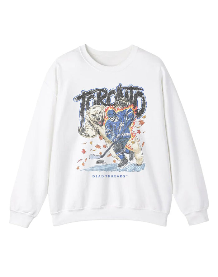 TORONTO HOCKEY CREWNECK SWEATSHIRT – Sweatshirt – Dead Threads Apparel