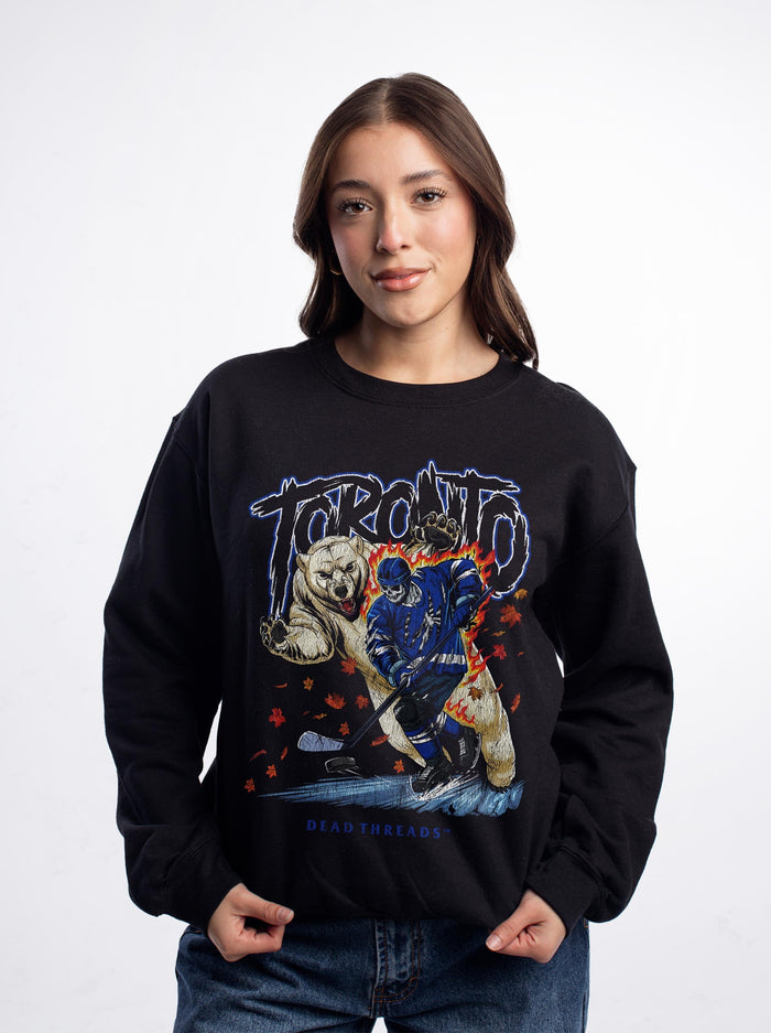 TORONTO HOCKEY CREWNECK SWEATSHIRT – Sweatshirt – Dead Threads Apparel