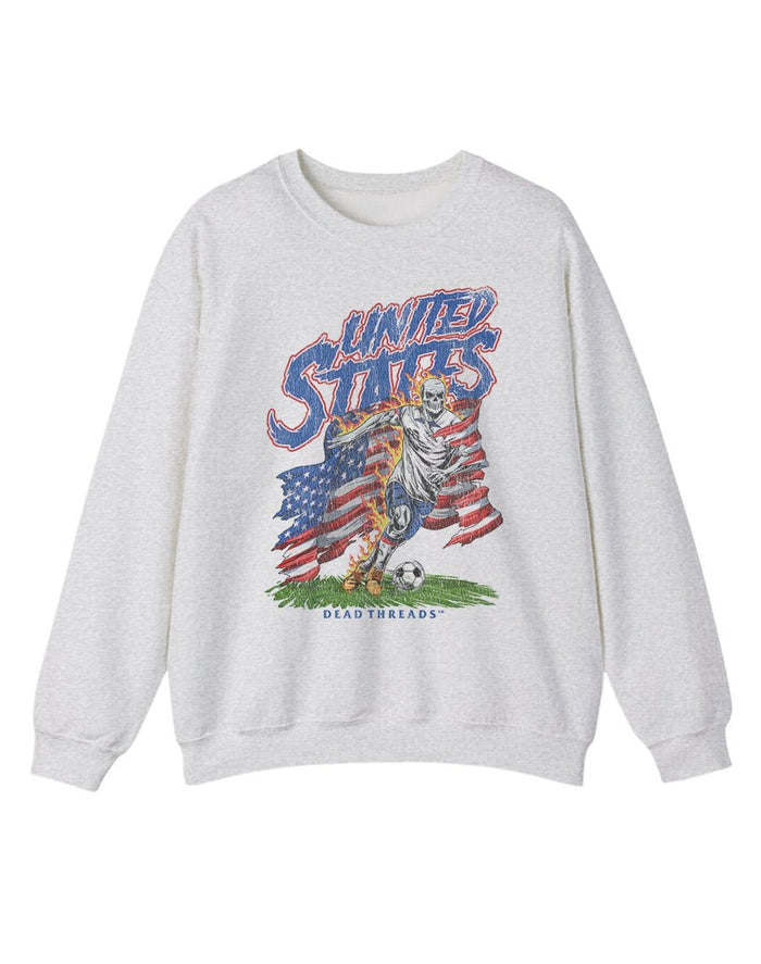 USA SOCCER CREWNECK SWEATSHIRT – Sweatshirt – Dead Threads Apparel