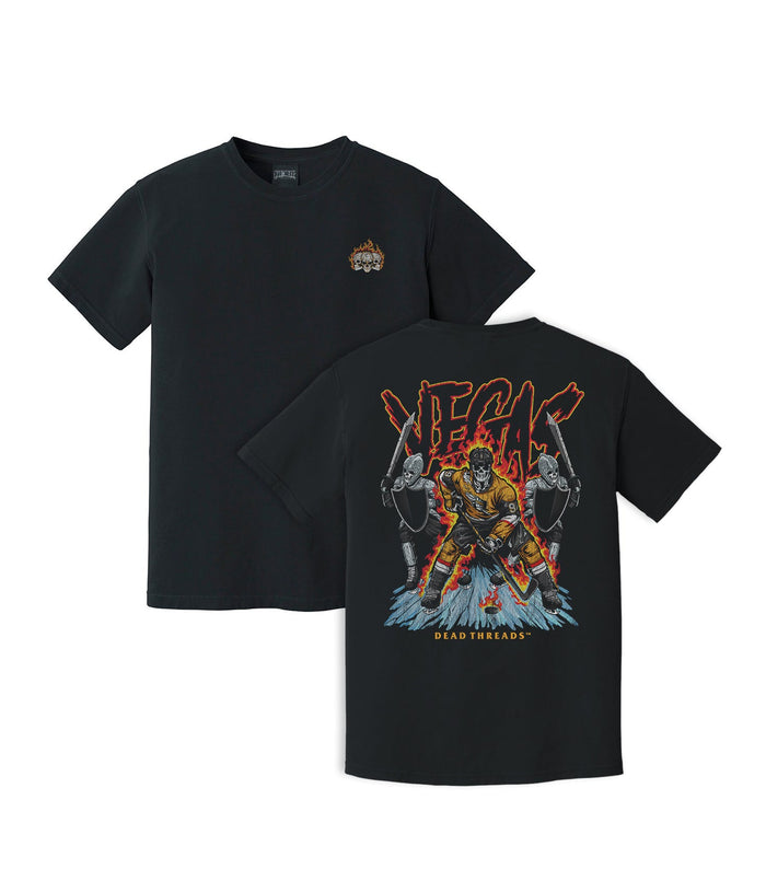 VEGAS HOCKEY - “3 SKULL” PREMIUM T - SHIRT – T-Shirt – Dead Threads Apparel