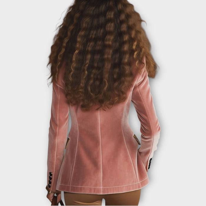 VELVET STATEMENT TRIM BLAZER