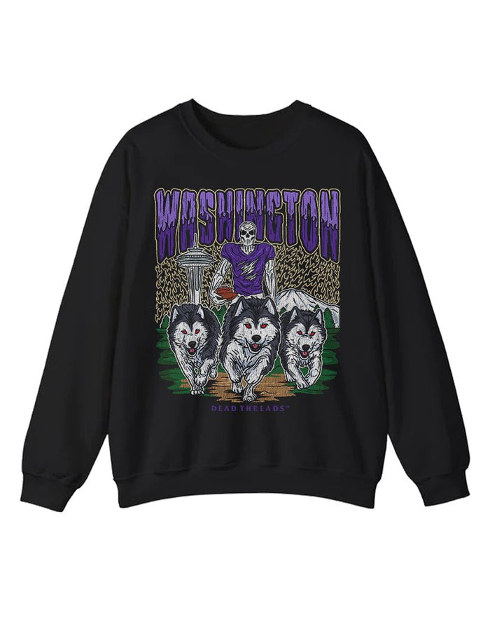 WASHINGTON FOOTBALL CREWNECK SWEATSHIRT – Sweatshirt – Dead Threads Apparel