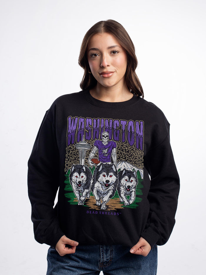 WASHINGTON FOOTBALL CREWNECK SWEATSHIRT – Sweatshirt – Dead Threads Apparel
