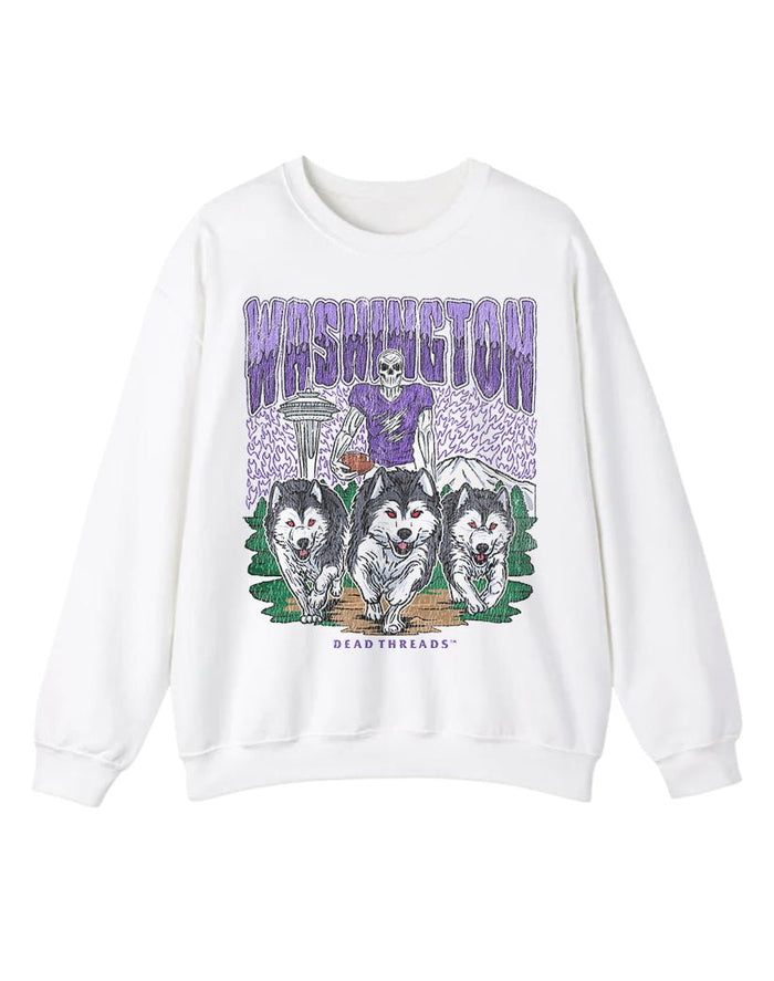 WASHINGTON FOOTBALL CREWNECK SWEATSHIRT – Sweatshirt – Dead Threads Apparel