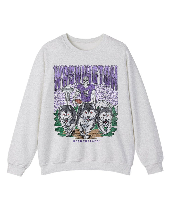 WASHINGTON FOOTBALL CREWNECK SWEATSHIRT – Sweatshirt – Dead Threads Apparel