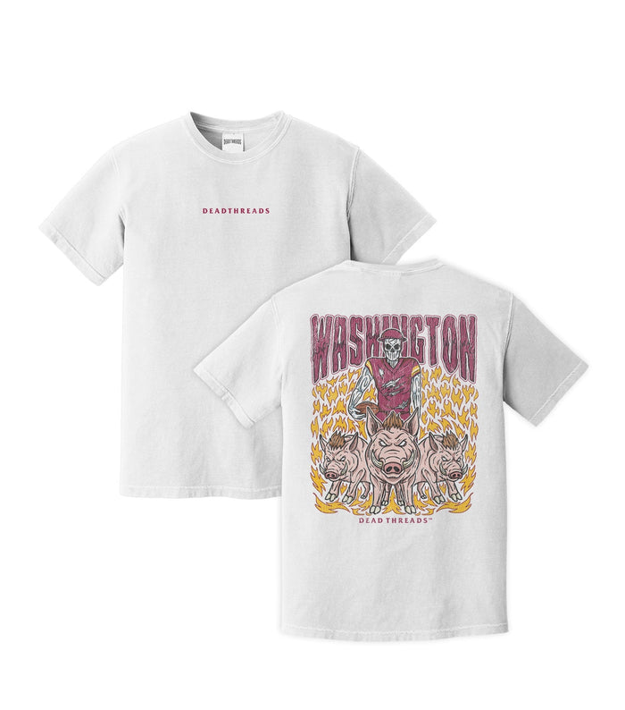 WASHINGTON FOOTBALL v1 - “DT ESSENTIAL" PREMIUM T - SHIRT – T-Shirt – Dead Threads Apparel