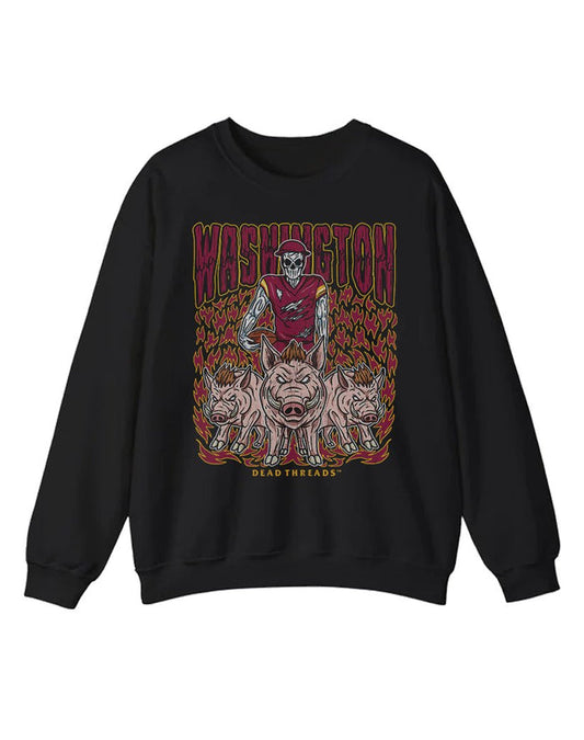 WASHINGTON FOOTBALL v1 CREWNECK SWEATSHIRT – Sweatshirt – Dead Threads Apparel