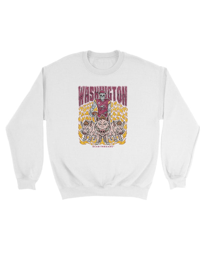 WASHINGTON FOOTBALL v1 KIDS CREWNECK SWEATSHIRT – Kids clothes – Dead Threads Apparel