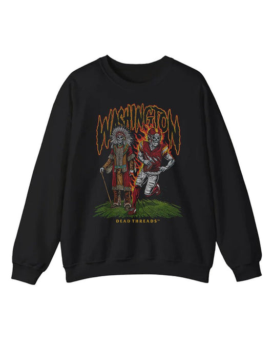 WASHINGTON FOOTBALL v3 CREWNECK SWEATSHIRT – Sweatshirt – Dead Threads Apparel
