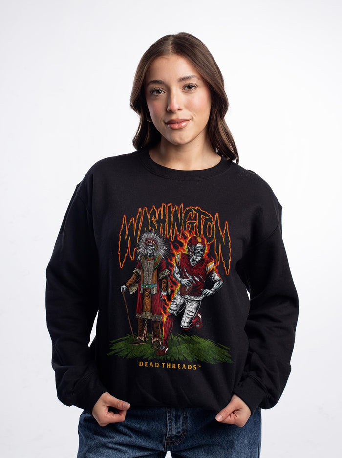 WASHINGTON FOOTBALL v3 CREWNECK SWEATSHIRT – Sweatshirt – Dead Threads Apparel