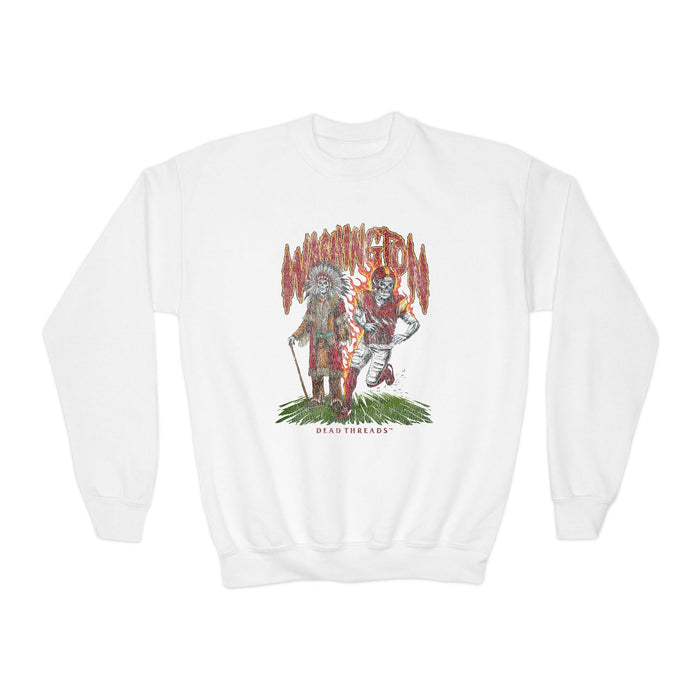 WASHINGTON FOOTBALL v3 KIDS CREWNECK SWEATSHIRT – Kids clothes – Dead Threads Apparel