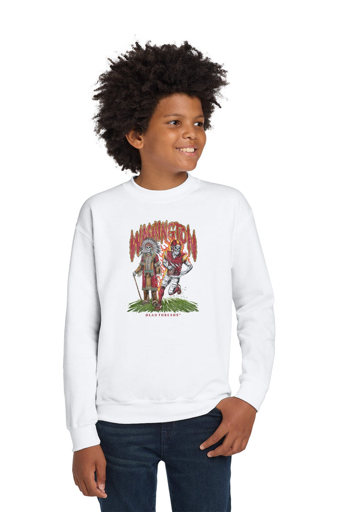 WASHINGTON FOOTBALL v3 KIDS CREWNECK SWEATSHIRT – Kids clothes – Dead Threads Apparel