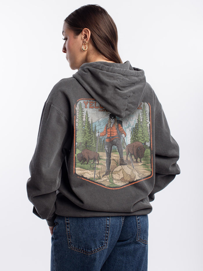 YELLOWSTONE NATIONAL PARK (FEMALE) - “DT ESSENTIAL" HOODIE – Hoodie – Dead Threads Apparel