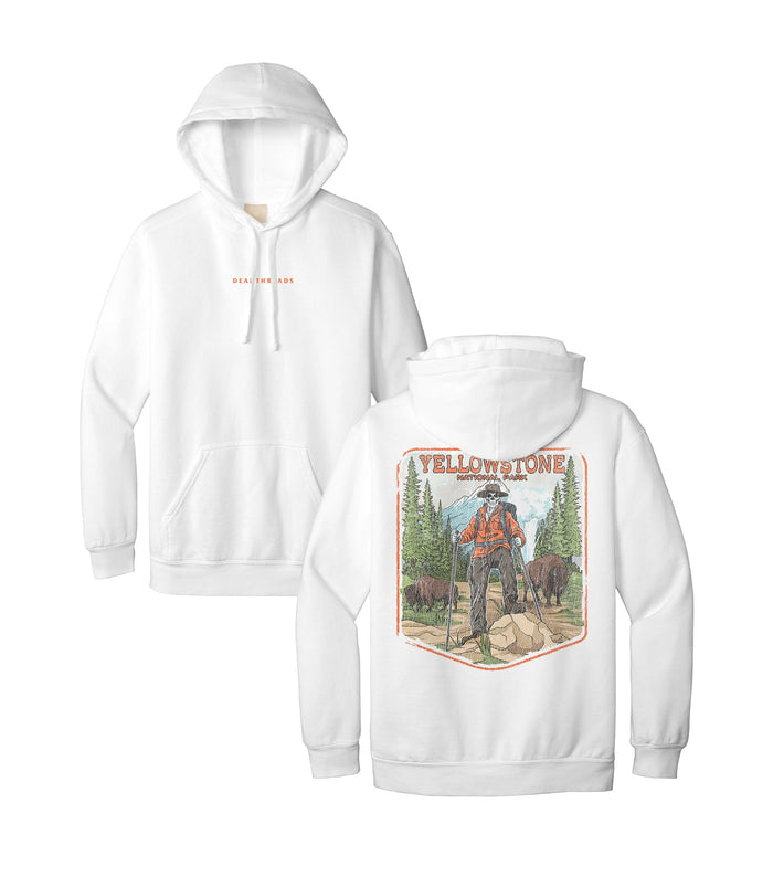 YELLOWSTONE NATIONAL PARK (MALE) - “DT ESSENTIAL" HOODIE – Hoodie – Dead Threads Apparel