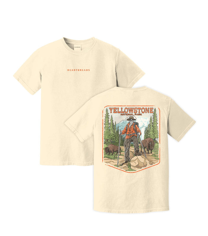 YELLOWSTONE NATIONAL PARK (MALE) - “DT ESSENTIAL" PREMIUM T - SHIRT – T-Shirt – Dead Threads Apparel